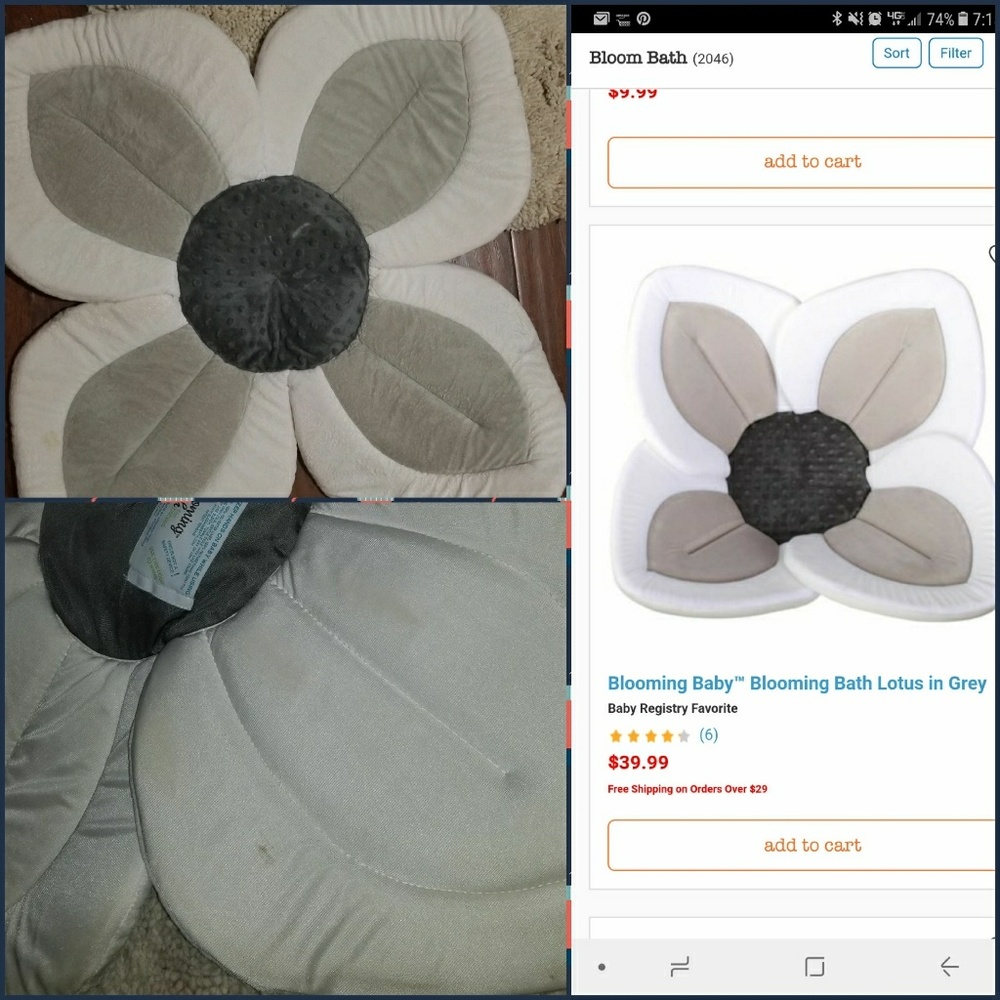 Bloom Baby bath lotus